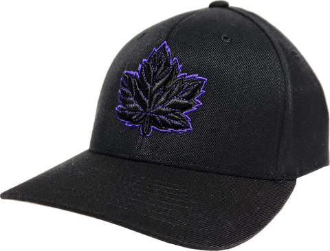 Canada Cap Mighty Maple Black Purple