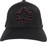 Canada Cap Mighty Maple Black Maroon
