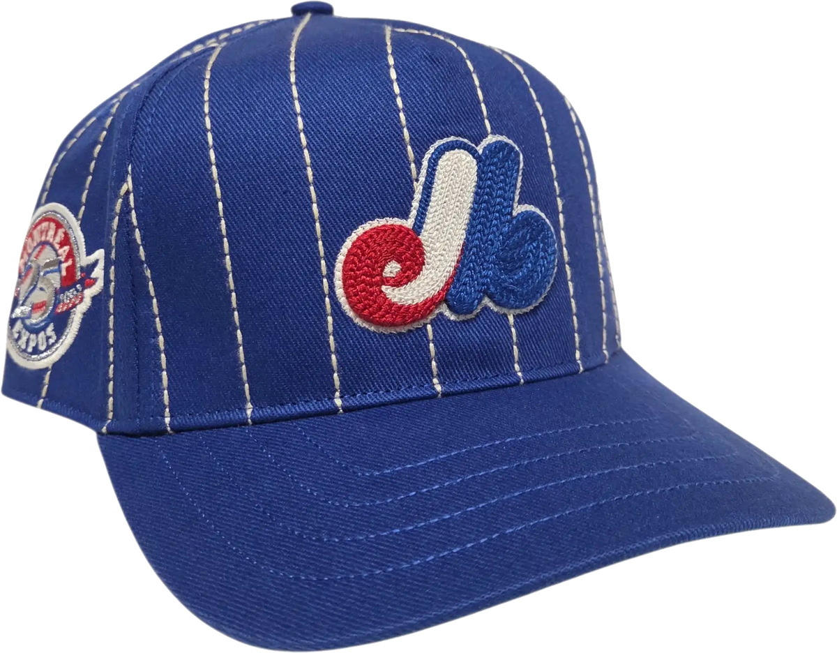 Montreal Expos '47 Rawlings Pinstripe Hitch Snapback – More Than