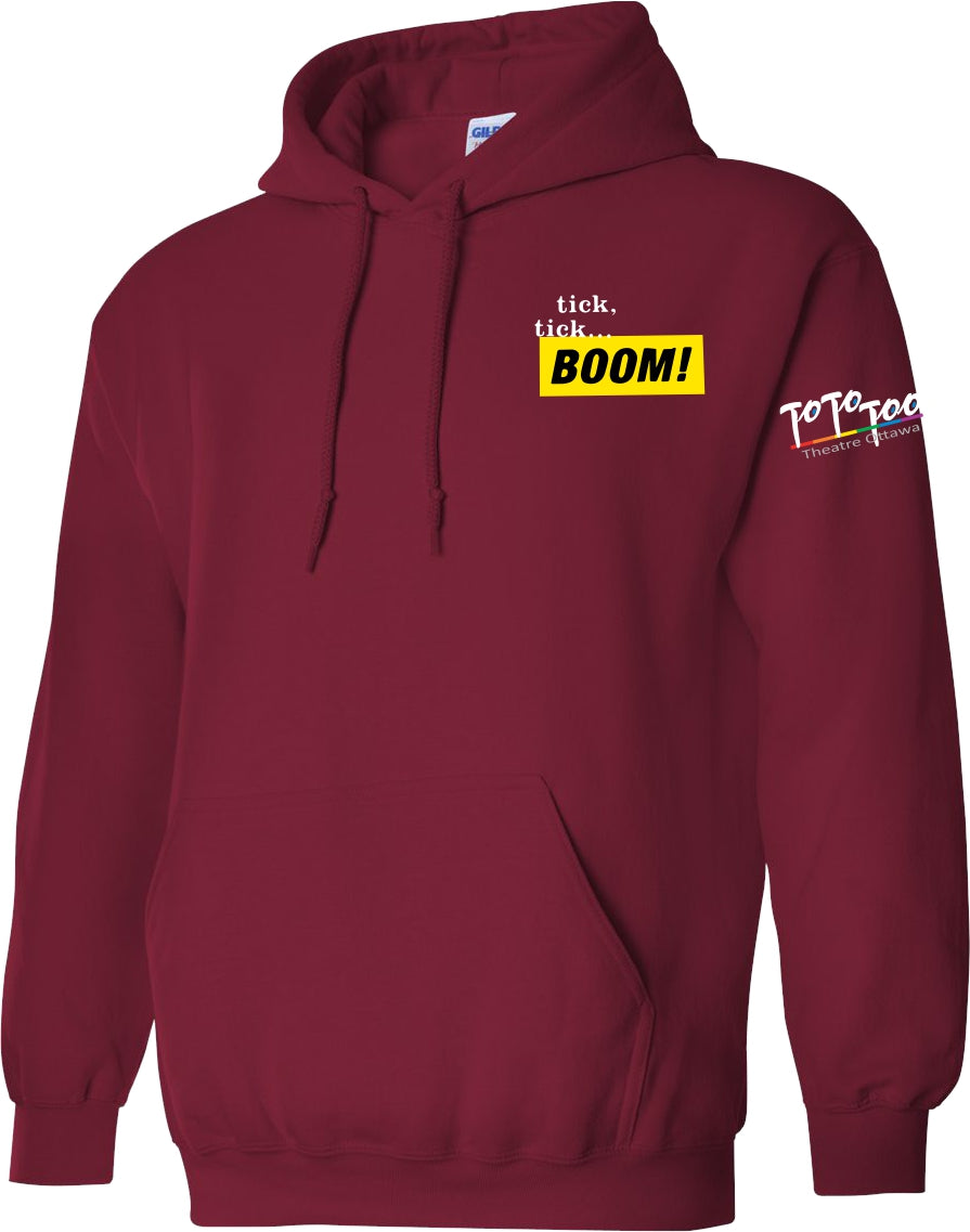 Tick Tick Boom Hoodie Cardinal More Than Just Caps Clubhouse