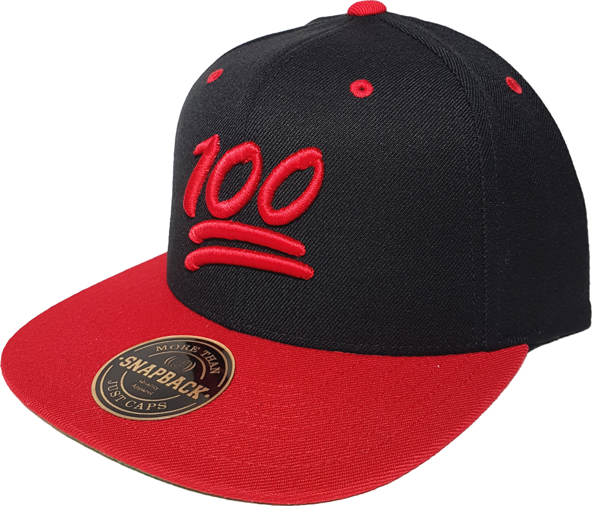 100 Emoji Snapback Wool Acrylic Blend. Keep It 100 More Than Just Caps Clubhouse