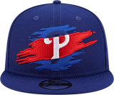 Philadelphia Phillies New Era 9Fifty Logo Tear Snapback