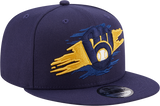 Milwaukee Brewers New Era 9Fifty Logo Tear Snapback