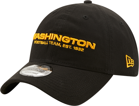 Washington Football Club NFL Black Core Classic Cap