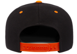 Classics Blank Snapback Cap Black/Neon Orange