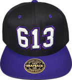 613 Ottawa Snapback Represent Black-Purple