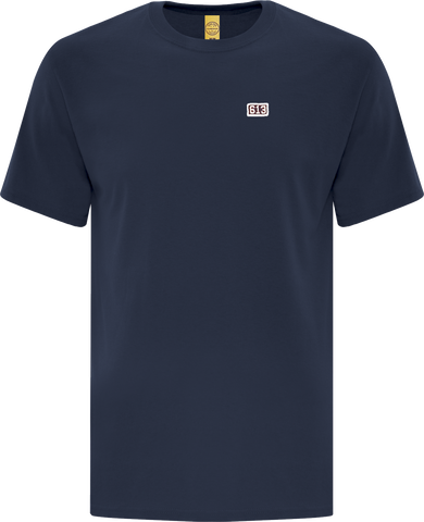 Six One 3 Pure Patch T-Shirt Navy Blue