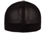 FLEXFIT® Melange Trucker Cap Heather/Black