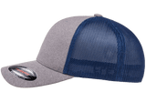 FLEXFIT® Melange Trucker Cap Heather/Royal