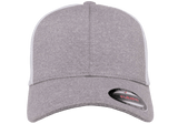 FLEXFIT® Melange Trucker Cap Heather/White