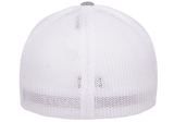FLEXFIT® Melange Trucker Cap Heather/White