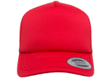 YP CLASSICS® Curved Visor Foam Trucker Cap Red