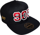 905 Area Code Claw Snapback Black