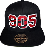 905 Area Code Claw Snapback Black