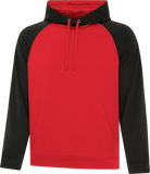 ATC™ GAME DAY™ FLEECE TWO TONE HOODIE RED BLACK