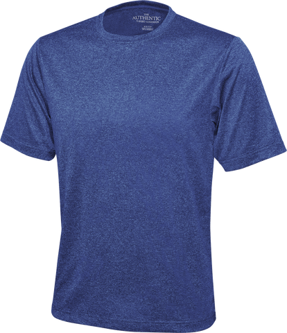 ATC™ Polyester Heather Wicking T-Shirt Cobalt