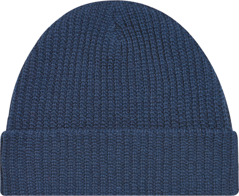 Chunky Waffle Knit Cuffed Toque Navy