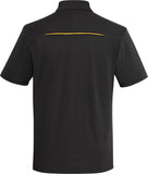 COAL HARBOUR® Snag Resistant Contrast Inset Sport Shirt Black Gold