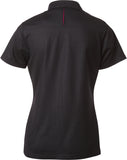 COAL HARBOUR® Women's Snag Resistant Contrast Inset Sport Shirt Black Raspberry