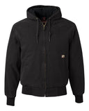 DRI DUCK Cheyenne Boulder Cloth™ Hooded Jacket with Tricot Quilt Lining Black