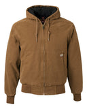 DRI DUCK Cheyenne Boulder Cloth™ Hooded Jacket with Tricot Quilt Lining Saddle