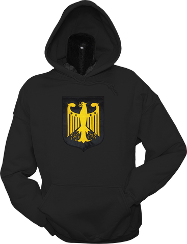 Germany Shield Hoodie Black Gold