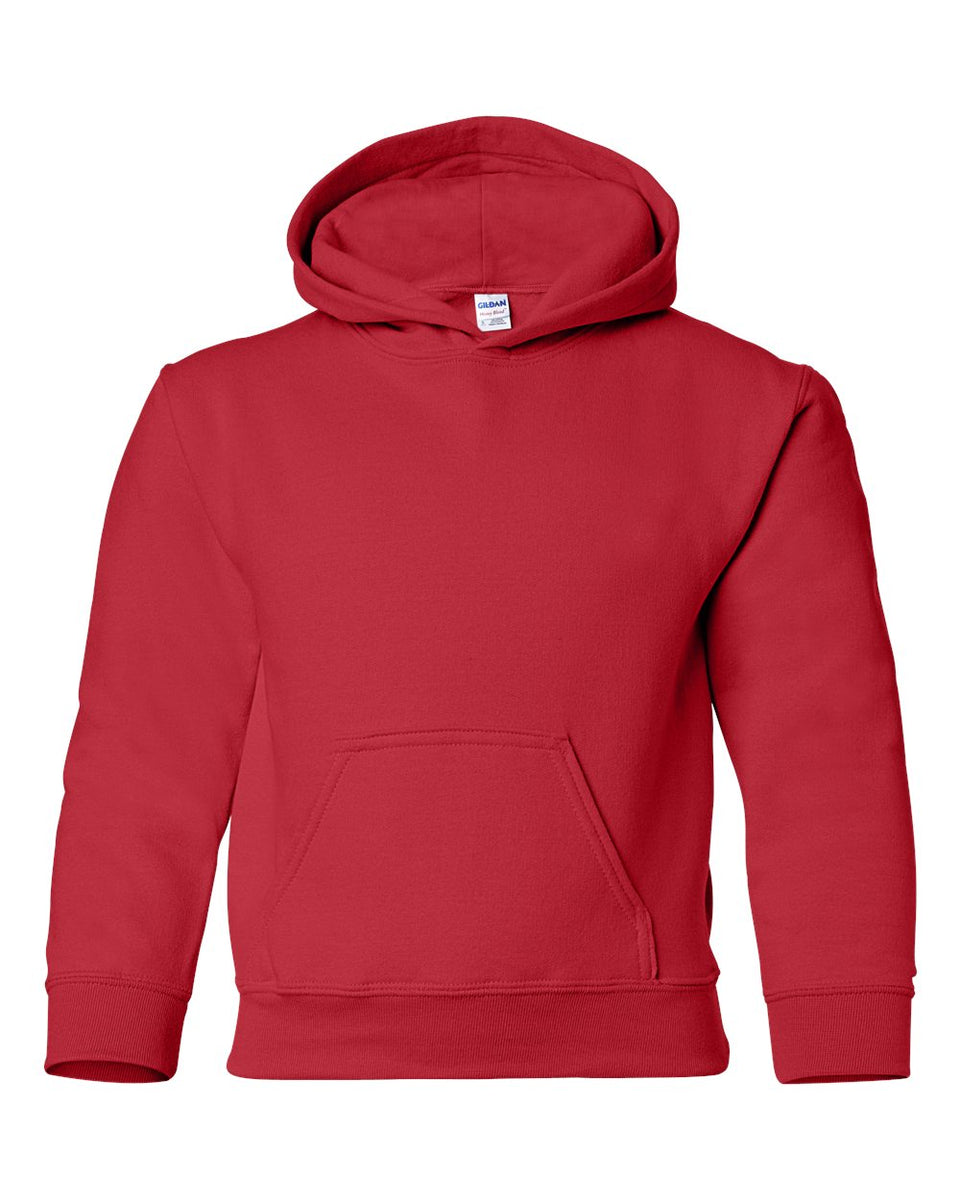 Gildan Heavy Blend™ Youth Hoodie Red – More Than Just Caps Clubhouse