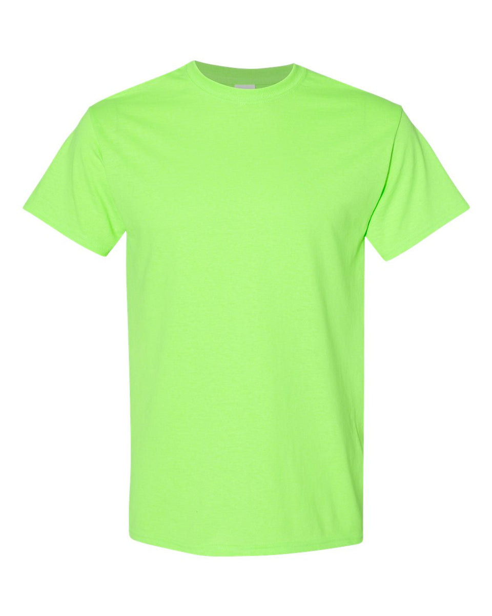 Gildan neon best sale green t shirt