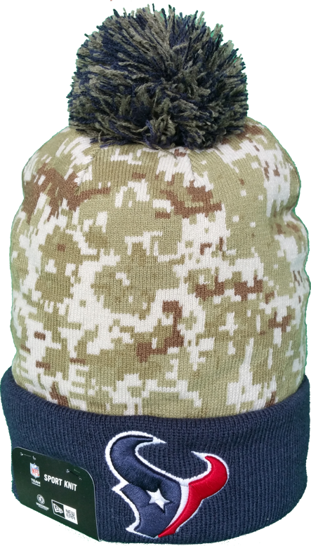 Houston Texans Salute to Service Sideline Pom Toque More Than