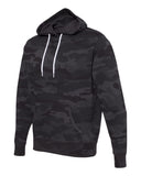 Independent Trading Co. - Unisex Lightweight Hooded Sweatshirt Black Camo