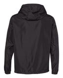 Independent Unisex Lightweight Quarter-Zip Windbreaker Jacket Black