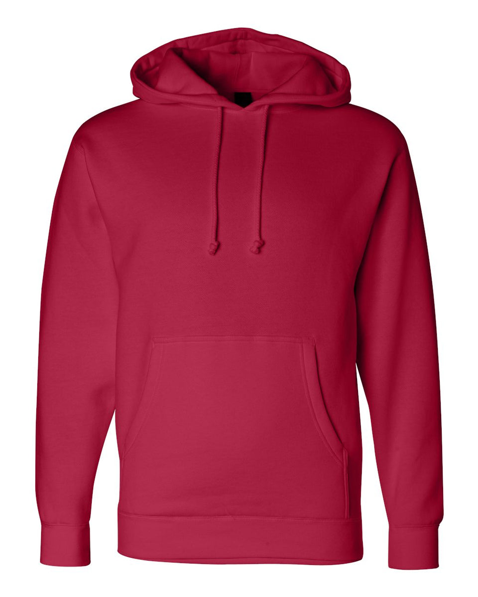 Plain red sales hoodie women's
