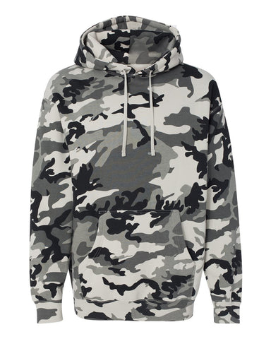Independent Trading Co. Heavyweight Hooded Sweatshirt Snow Camo