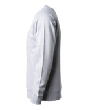 Independent Trading Co. Unisex Lightweight Loopback Terry Crewneck Athletic Heather