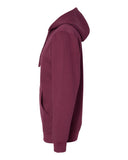 Independent Trading Co. Midweight Full Zip Hooded Sweatshirt Maroon