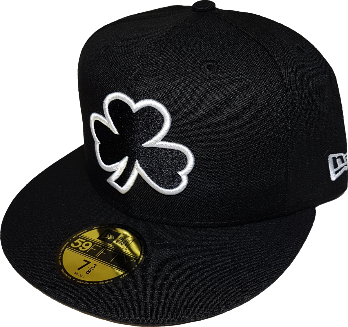 Black shamrock hat top