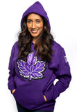 Mighty Maple Canada Hoodie Purple