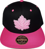 Canada Mighty Maple Black Pink Tonal Snapback