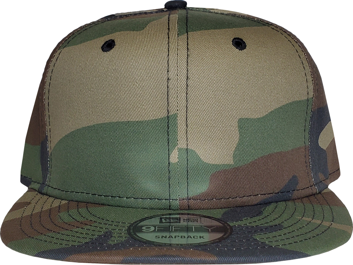 New Era 9FIFTY Camo Flat Brim Adjustable Snapback Hat Cap Blank 950 Many  Colors - VELCH TECHNOLOGY