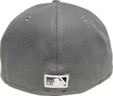 New York Yankees New Era 59Fifty Fitted Storm Gray 100th Season Side Patch