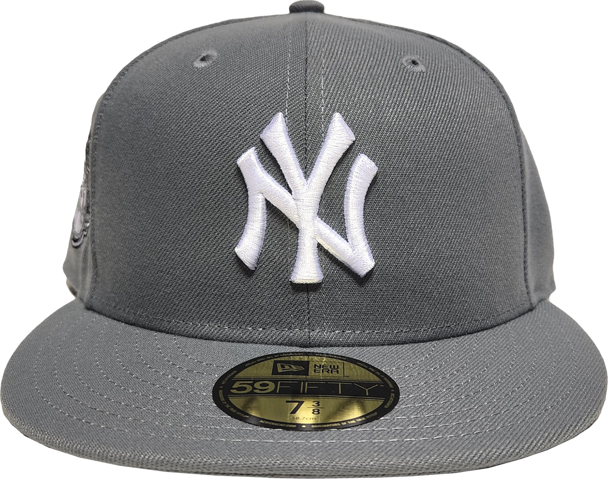 New York Yankees New Era 59Fifty Fitted Storm Gray 100th Season Side P More Than Just Caps Clubhouse