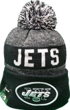 New York Jets Black Knit Pom Toque