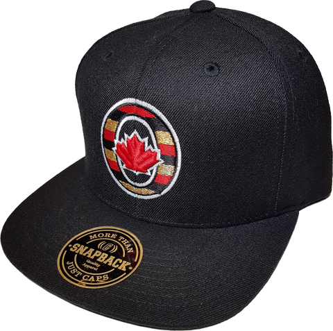O-Canada Represent Black Snapback Cap