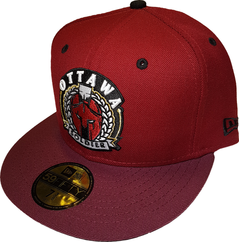 Ottawa Soldier New Era Fitted Cardinal Red