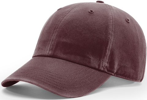 Richardson Pigment Dyed And Washed Cap Maroon