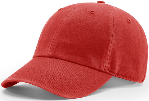Richardson Pigment Dyed And Washed Cap Red