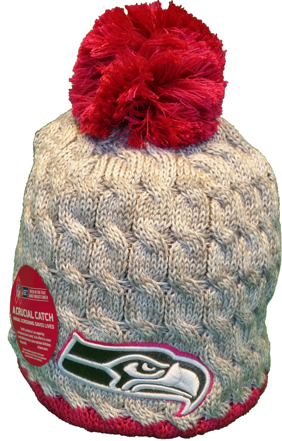 Seattle Seahawks Breast Cancer Awareness Womens Toque More Than
