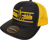 Ottawa Hat Six One 3 Cyber Trucker Black Gold