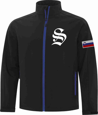 Slovenia Embroidered Soft Shell Jacket