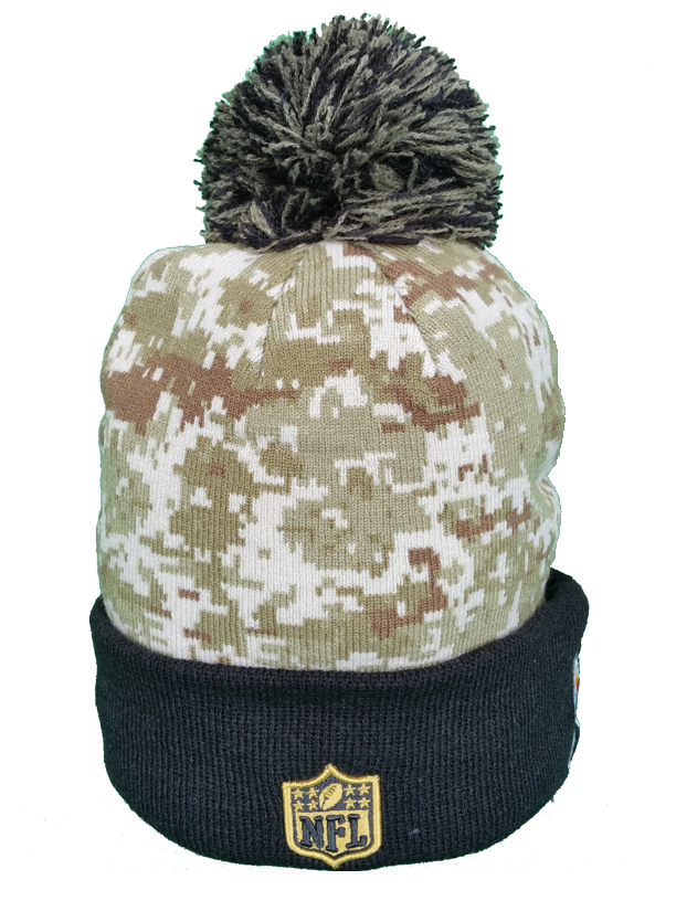 Pittsburgh Steelers Salute to Service Sideline Pom Toque More